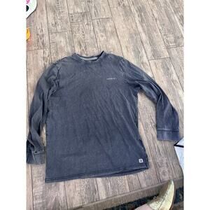 Allgood Women's Gray California Long Sleeves Crew Neck T-Shirt Size Medium